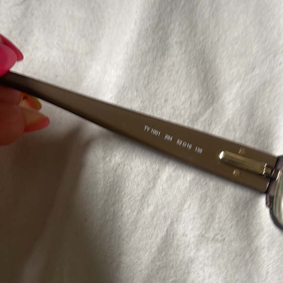 Tory Burch Eyeglasses Frame TY 1001 294 52–16-135 Gold Brown Full Rim - Picture 8 of 8